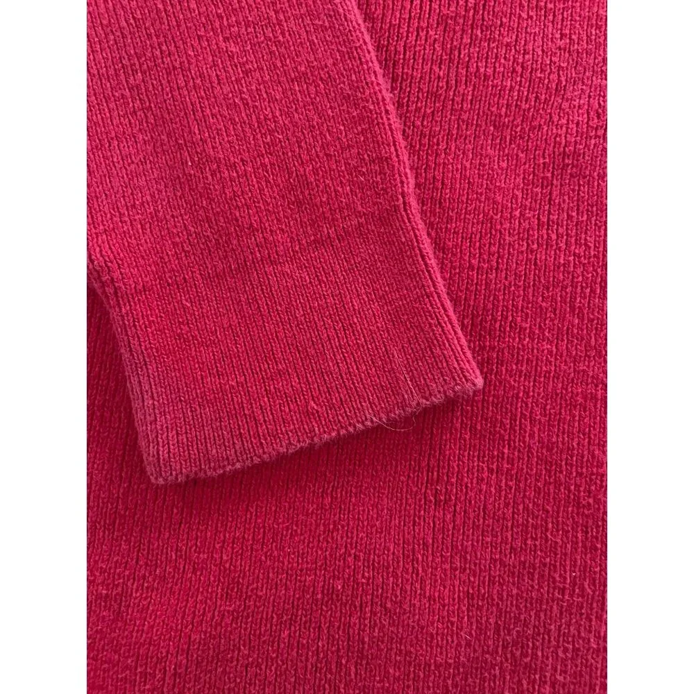 Vintage GAP Red Cotton Knit Sweater Men XL Rugby Polo Streetwear Preppy Heritage - Picture 6 of 12